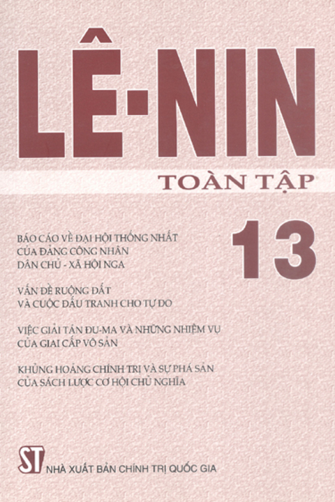 Lênin toàn tập - Tập 13