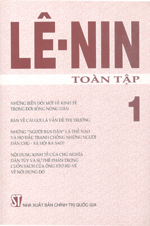 Lê-nin toàn tập - Tập 1