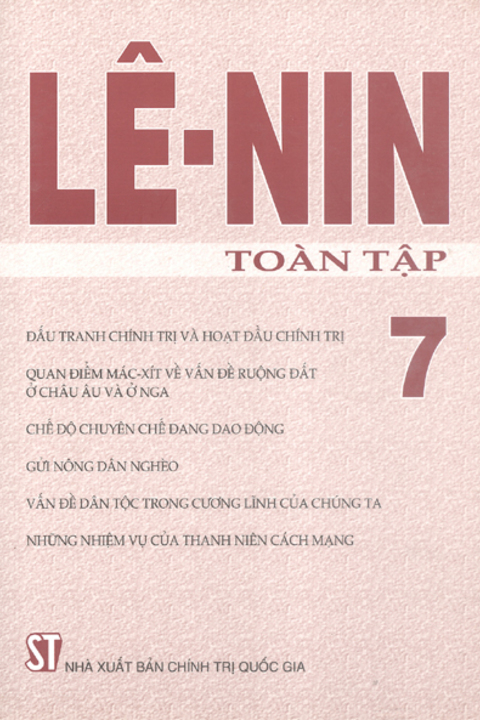Lênin toàn tập - Tập 7