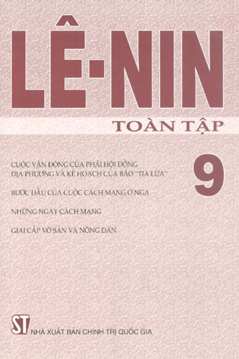 Lênin toàn tập - Tập 9