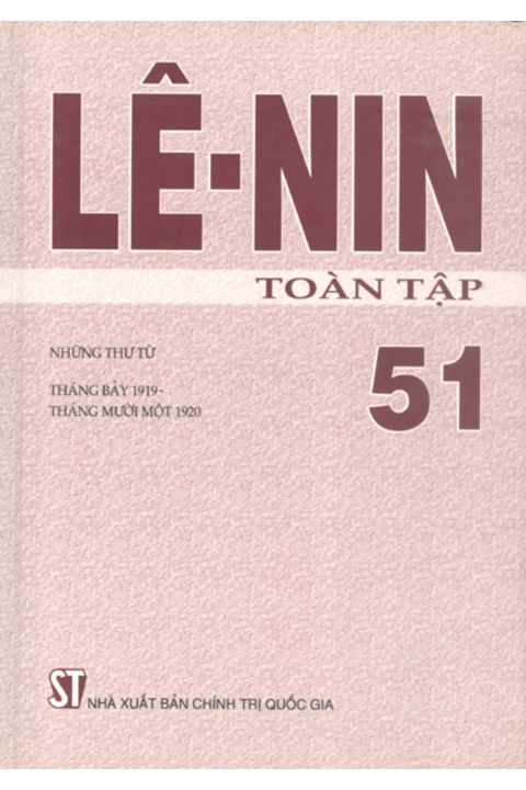Lênin toàn tập - Tập 51