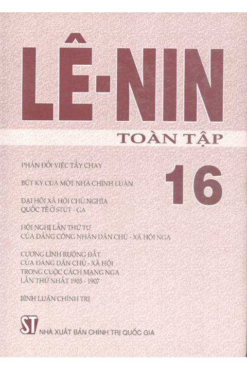 Lênin toàn tập - Tập 16