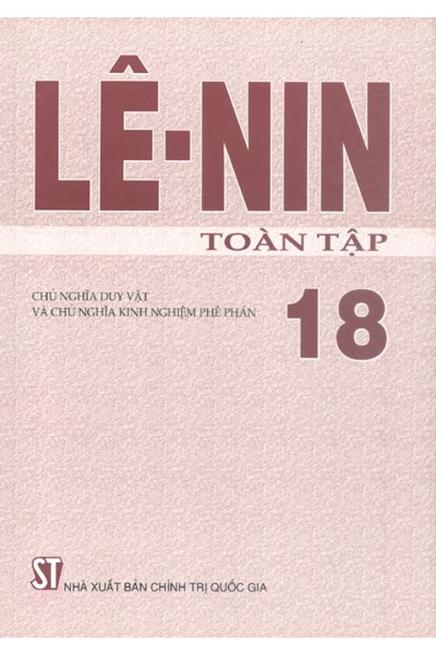 Lênin toàn tập - Tập 18