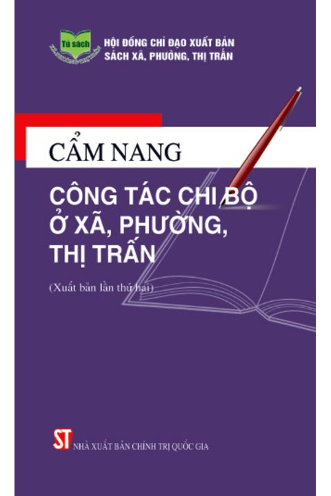 Cẩm nang công tác chi bộ ở xã, phường, thị trấn