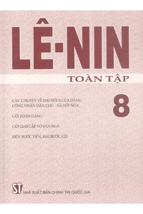 Lênin toàn tập - Tập 8