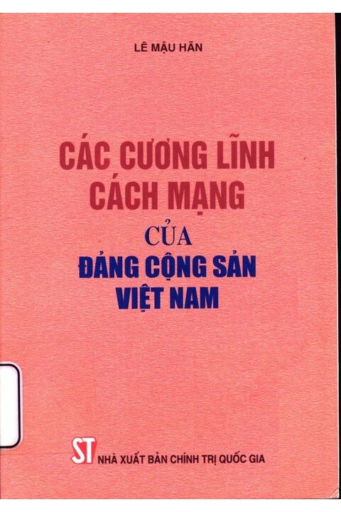 Các cương lĩnh cách mạng của Đảng cộng sản Việt Nam
