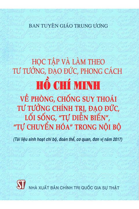 Học tập và làm theo tư tưởng, đạo đức, phong cách Hồ Chí Minh