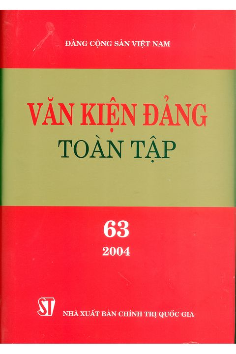 Văn kiện Đảng toàn tập tập 63