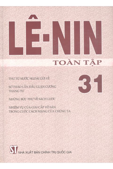 Lênin toàn tập - Tập 31