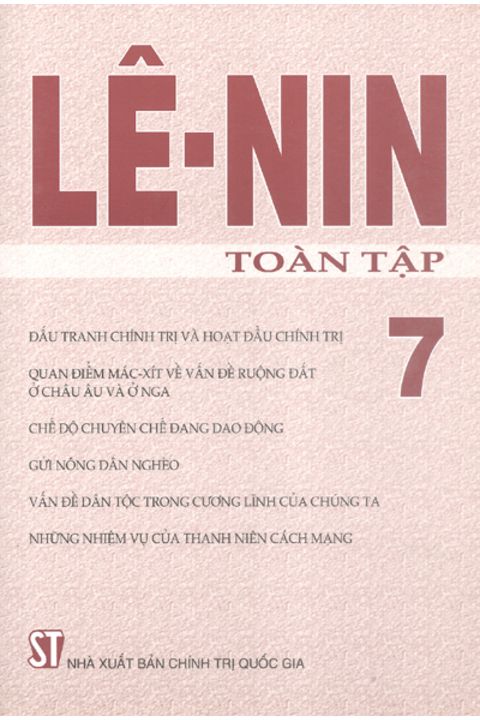 Lênin toàn tập - Tập 7