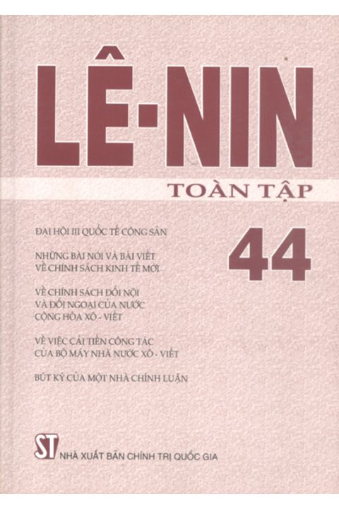 Lênin toàn tập - Tập 44
