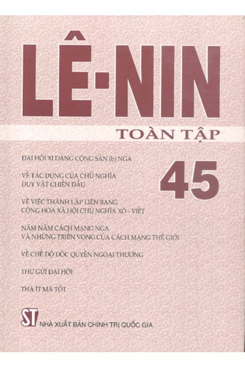Lênin toàn tập - Tập 45