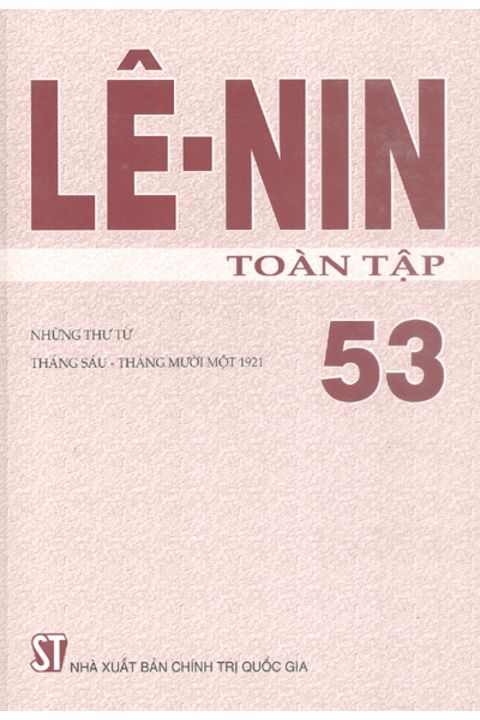 Lênin toàn tập - Tập 53