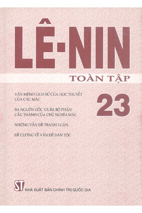 Lênin toàn tập - Tập 23