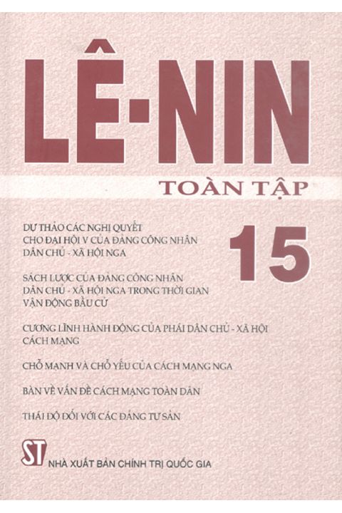 Lênin toàn tập - Tập 15