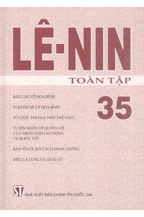 Lênin toàn tập - Tập 35
