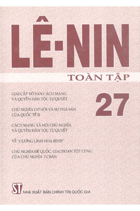 Lênin toàn tập - Tập 27