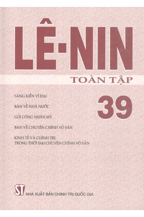 Lênin toàn tập - Tập 39