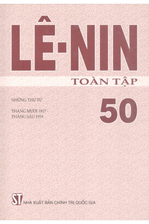 Lênin toàn tập - Tập 50