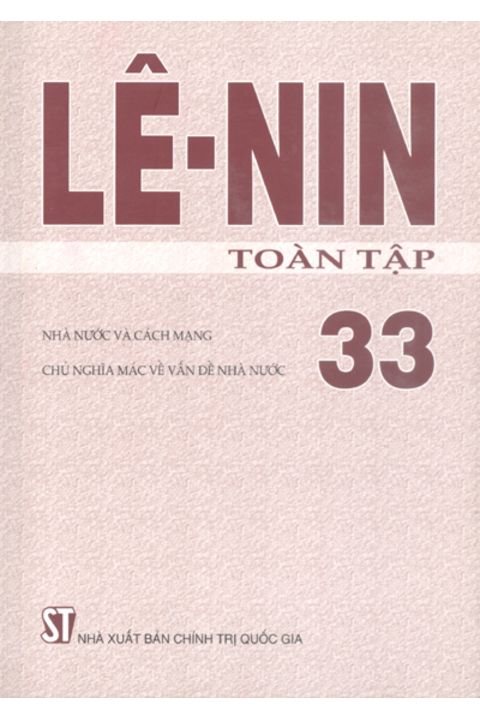 Lênin toàn tập - Tập 33