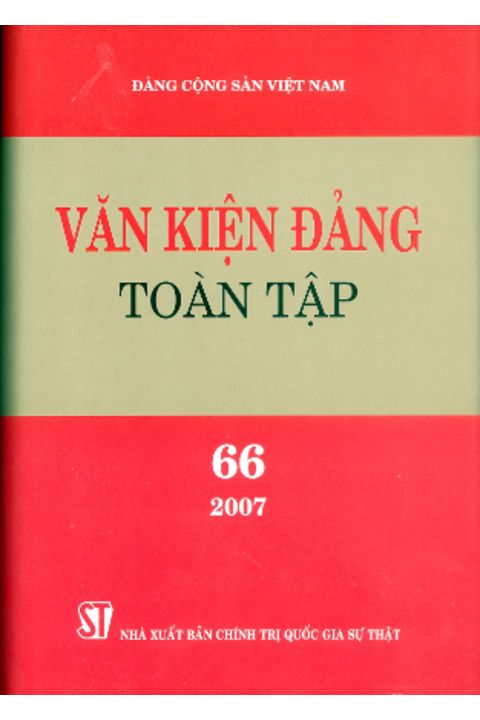 Văn kiện Đảng toàn tập tập 66