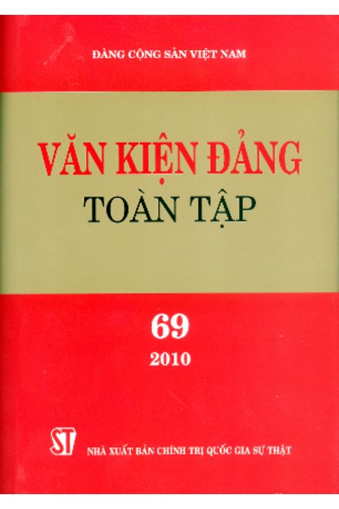 Văn kiện Đảng toàn tập tập 69