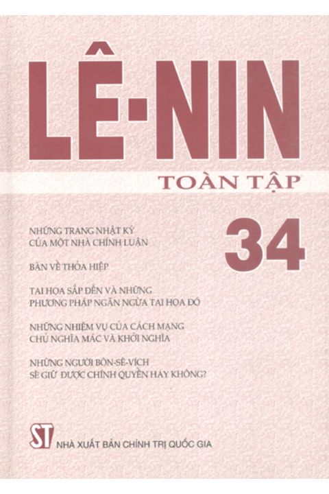 Lênin toàn tập - Tập 34