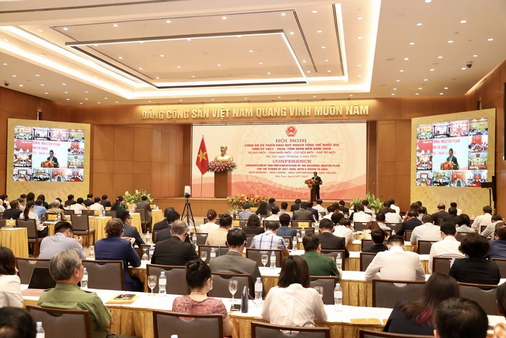 Chính phủ công bố Quy hoạch tổng thể quốc gia thời kỳ 2021-2030, tầm nhìn đến năm 2050 (ngày 20/04/2023). (Ảnh: baocaovien.vn)