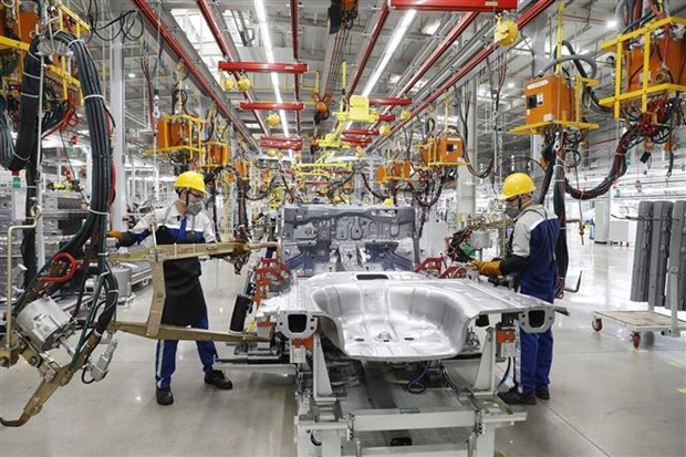 Giai đoạn 2031-2050, Việt Nam phấn đấu đạt tốc độ tăng trưởng GDP bình quân khoảng 6,5-7,5%/năm. (Ảnh: Dương Giang/TTXVN)