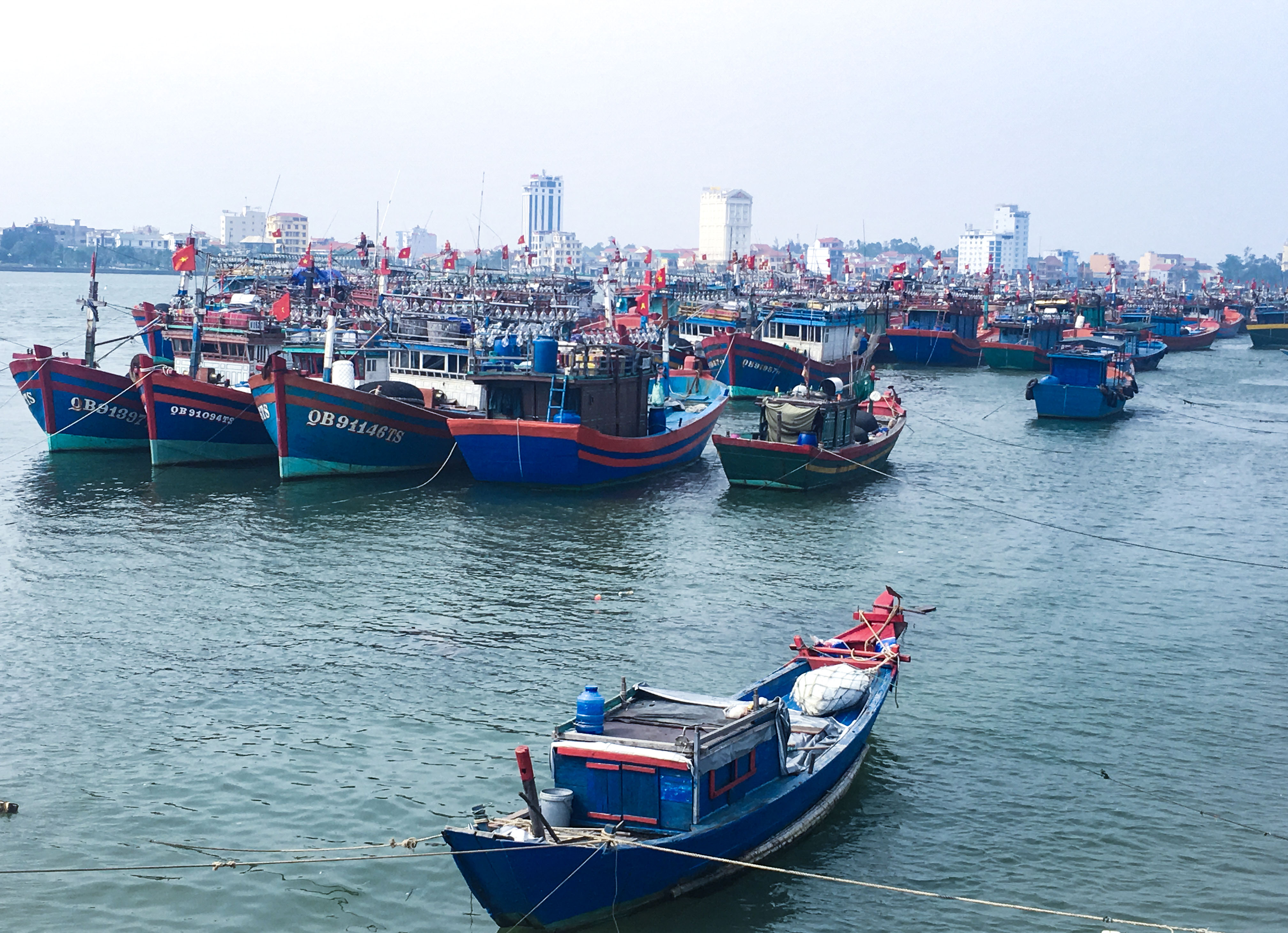 Đẩy mạnh công tác tuyên truyền, phổ biến pháp luật, nâng cao nhận thức các cấp uỷ, tổ chức đảng, chính quyền, cán bộ, đảng viên, doanh nghiệp và cộng đồng ngư dân ven biển, hải đảo về phát triển bền vững ngành thuỷ sản, chống khai thác thuỷ sản bất hợp pháp. (Ảnh: ĐP)